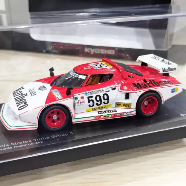 Kyosho Lancia Stratos Turbo Gr.5 Silhouette Racer N 599 4th Giro D'italia 1977 1:43 03141F