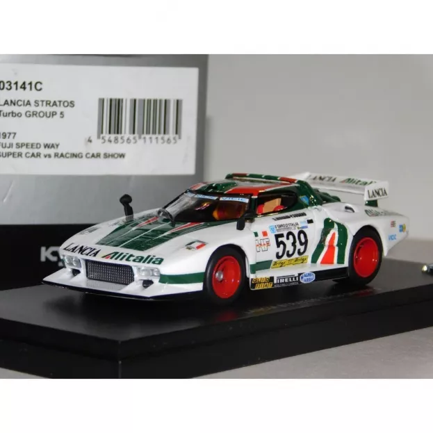 Kyosho Lancia Stratos Turbo G.5 Alitalia N 539 Fuji 1977 S.munari P.sodano 1:43 03141C