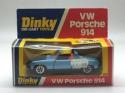 DINKY TOYS VW PORSCHE 914 BLUE 208 VNMINT BOXED