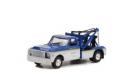 1972 Chevy C-30 Dually Wrecker Truck, White and Blue - Greenlight 46100B - 1/...