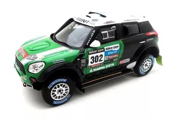 Truescale Mini Cooper Countryman S All4 Racing N 302 Winner Rally Dakar 2013 S.peterhansel J.p.cottret 1:43 TSM144345
