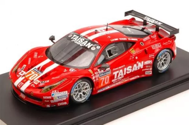 Looksmart Ferrari 458 Italia Gt2 4.5l V8 Team Taisan N 70 24h Le Mans 2014 S.nakano M.rich P.ehret 1:43 LSLM04