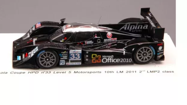 Spark Lola Coupe Hpd N 33 10th 24h Le Mans 2nd Lmp2 Class 2011 S.tucker C.bouchut J.barbosa 1:43 S2530