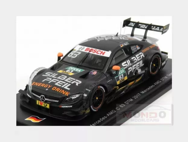 Spark Mercedes C-class C63 Amg Team Silberpfeil Energy Motorsport N 63 Season Dtm 2017 M.engel 1:43 SG348