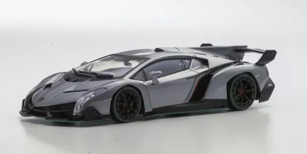 Kyosho Lamborghini Veneno 2013 With Italian Stripes 1:43 05571GRG