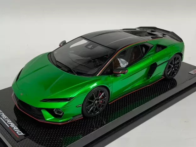 MR Models Lamborghini Temerario Alleggerita Package 2024 Con Vetrina With Showcase 1:18 LAMBO062A