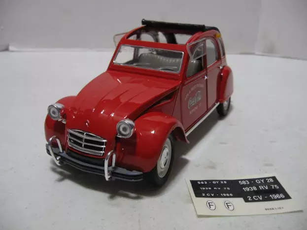 Solido Citroen 2cv Coca-cola 1966 1:18 9509