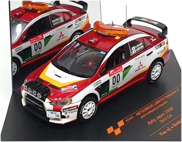 Vitesse Mitsubishi Lancer Evolution X N 00 Safety Rally Japan 2008 H.miyoshi S.hayashi 1:43 43442