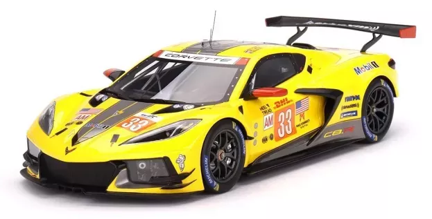 Truescale Chevrolet Corvette C8.r Team Corvette Racing N 33 Winner Lmgte Am Class Wec 1000 Miles Of Sebring 2023 B.keating F.latorre M.sorensen 1:18 TS0503