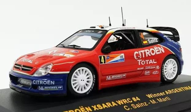 IXO Models Citroen Xsara Wrc N 4 Winner Rally Argentina 2004 C.sainz M.marti 1:43 RAM154