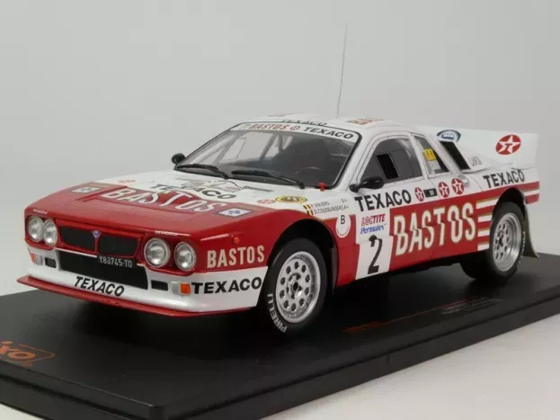 IXO Models Lancia 037 Evo 2 Bastos N 2 Rally Ypres 1985 P.snijers D.colebunders 1:18 18RMC136.22