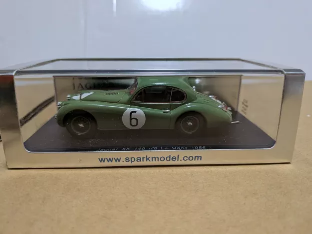 Spark Jaguar Xk140 Team Roger Walshaw N 6 24h Le Mans 1956 R.walshaw P.bolton 1:43 S2122