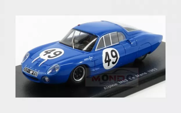 Spark Renault Alpine M63 N 49 24h Le Mans 1963 R.richard P.frescobaldi 1:43 S5483