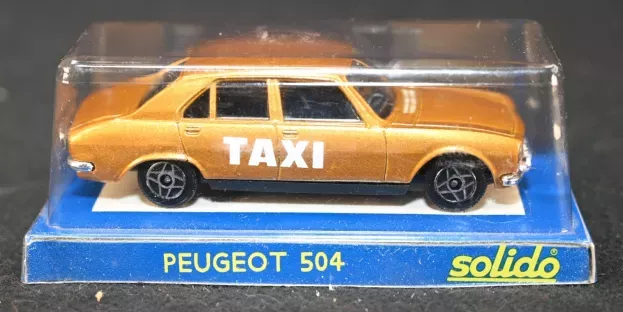 Solido Peugeot 504 Taxi 1969 1:43 1306