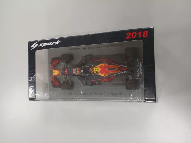 Spark Red Bull F1 Rb14 Team Aston Martin Tag Heuer N 33 Australian Gp 2018 M.verstappen 1:43 S6059