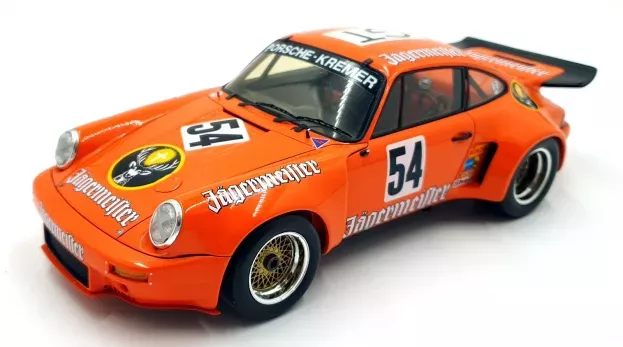 Spark Porsche 911rsr 3.0 Jagermeister N 54 Murburgring 1975 Wollek 1:18 18S042