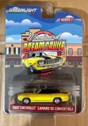1969 Chevrolet Camaro SS Convertible Yellow 1:64 Scale Car - Greenlight 37280B~