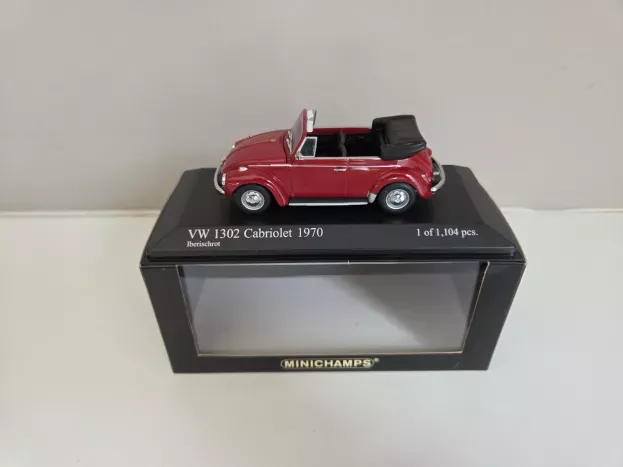Minichamps Volkswagen 1302 Beetle Cabriolet 1970 1:43 430055040