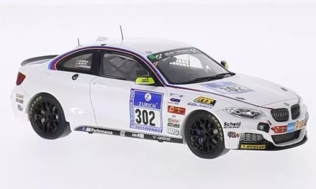 Spark Bmw 2-series M235i Adac Team Scheid-partl Motorport N 302 24h Nurburgring 2014 H.grohs J.weidinger M.partl 1:43 SG166