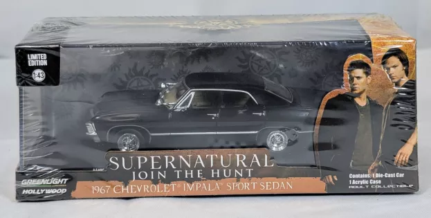 Greenlight Chevrolet Impala Sport Sedan 4-door 1967 Supernatural Join The Hunt 1:43 86441