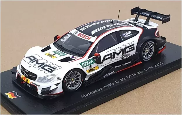 Spark Mercedes C-class C63 Amg Team Silberpfeil Energy N 3 Season Dtm 2015 P.di Resta 1:43 SG221
