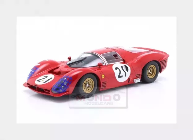 Werk83 Ferrari 330 P3 4.0l V12 Coupe Team Ferrari Sefac N 21 24h Le Mans 1966 Lorenzo Bandini Jean Guichet 1:18 W18022001