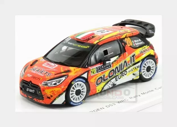 Spark Citroen Ds3 Wrc Team Dreamone Racing N 20 Rally Montecarlo 2019 M.miele L.beltrame 1:43 S5987