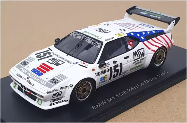 Spark Bmw M1 M88 3.5l Team Helmut Gall N 151 24h Le Mans 1985 E.doren M.birrane J.p.libert 1:43 S6410