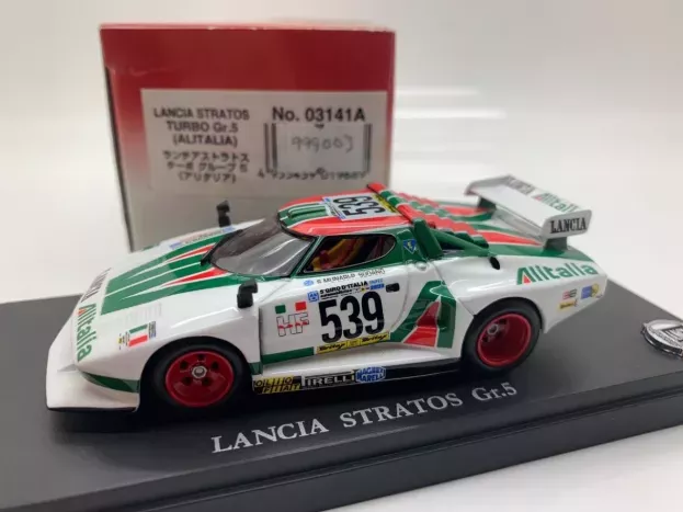 Kyosho Lancia Stratos Turbo G.5 Alitalia N 539 Giro D'italia 1977 S.munari P.sodano 1:43 03141A