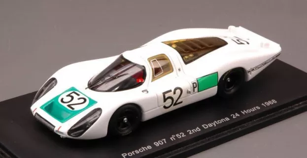 Spark Porsche 908 N 52 2nd 24h Daytona 1968 Siffert Herrmann Mitter 1:43 S2985