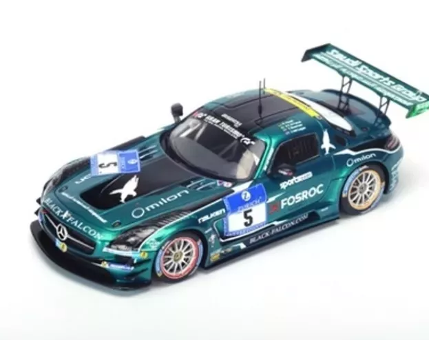 Spark Mercedes Sls Amg Gt3 Team Black Falcon N 5 24h Nurbugring 2015 A.t. Al Faisal H.haupt Y.buurman J.van Lagen 1:43 SG188