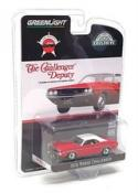 Greenlight 1/64 Scale 30313 - 1970 Dodge Challenger - Red/White