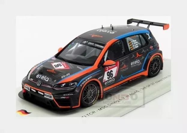Spark Volkswagen Golf Vii Gti Team Msc Sinzig N 96 3rd 24h Nurburgring 2019 K.kluge J.wulf V.garrn S.lohn 1:43 SG541