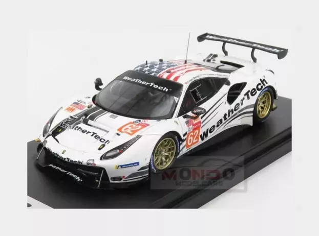 Looksmart Ferrari 488 Gte Evo 3.9l Turbo V8 Team Weathertech Racing N 62 3rd Am Class 24h Le Mans 2019 C.macneil R.smith T.vilander 1:43 LSLM098