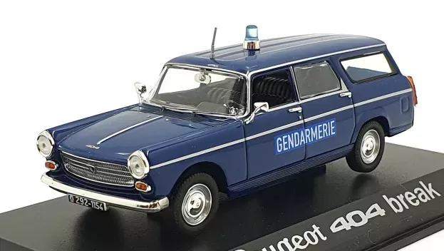 Norev Peugeot 404 Break Sw Gendarmerie Police 1969 1:43 474428