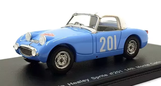 Spark Austin Healey Sprite Hard-top N 201 14th Rally Montecarlo 1959 J.sprinzel W.cave 1:43 S4124