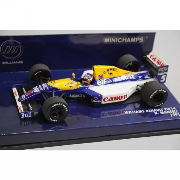 Minichamps Williams F1 Renault Fw14 N 5 Race Version 1991 N.mansell 1:43 400910005