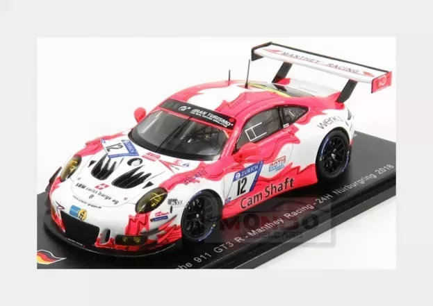 Spark Porsche 911 991 Gt3 R Team Manthey Racing N 12 24h Nurburgring 2018 O.klohs L.kern D.olsen P.frommenwiler 1:43 SG413