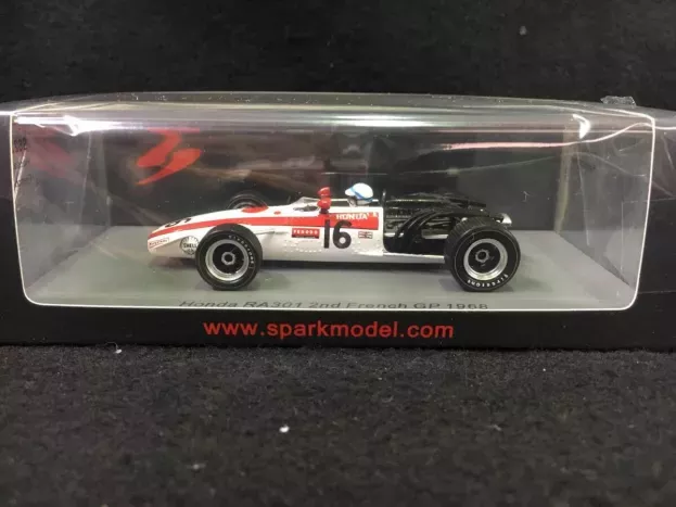 Spark Honda F1 Ra301 N 16 2nd French Gp 1968 John Surtees 1:43 S6224