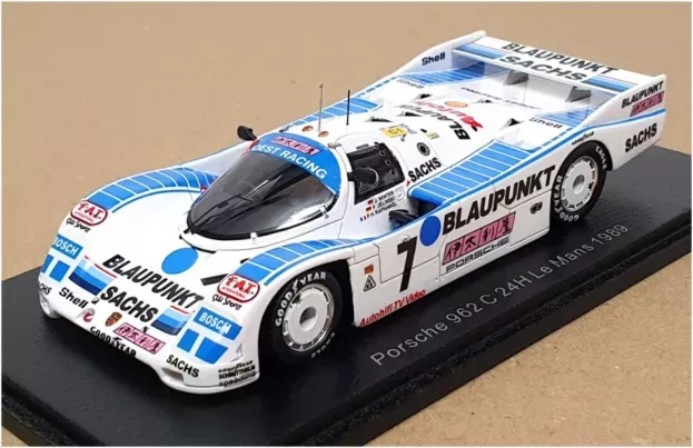 Spark Porsche 962c 3.0l Turbo V6 Team Joest Racing N 7 24h Le Mans 1989 J.winter F.jelinski P.h.raphanel 1:43 S9877