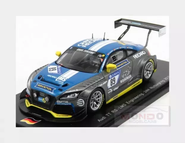 Spark Audi Tt Rs Team Lms Engineering N 89 Nurburgring 2017 S.wieninger U.andree D.schmid C.schmitz 1:43 SG306