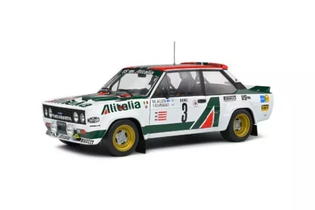 Solido Fiat 131 Abarth Alitalia N 3 3rd Rally Montecarlo 1979 M.alen I.kivimaki 1:18 1806005