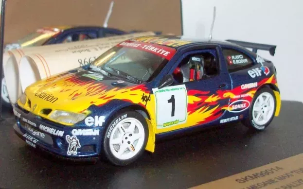 Vitesse Renault Megane Maxi N 1 Turquey Rally Hebros 1998 Avci Bodur 1:43 SKM99014