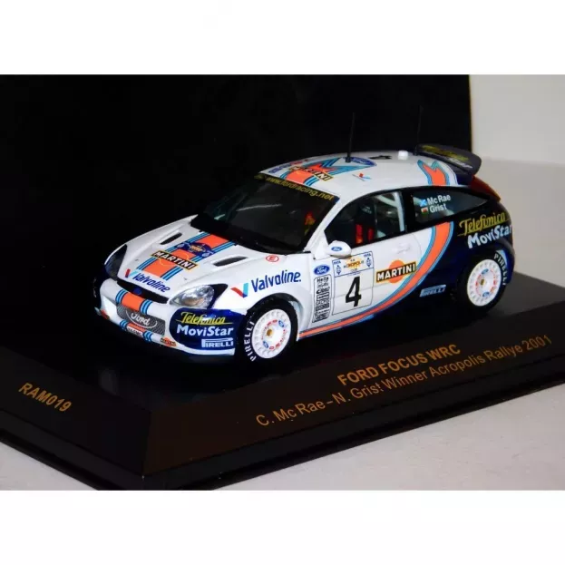 IXO Models Ford Focus Wrc Rally Winner Acropolis 2001 1:43 RAM019
