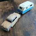 Dinky Toys #170 Ford Fordor Sedan  & #190 Caravan