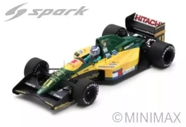 Spark Lotus F1 107 N 11 4th French Gp 1992 Mika Hakkinen 1:43 S5355