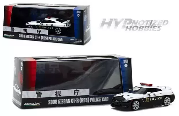 Greenlight Nissan Gt-r r35 Japan Police 2008 1:43 51068