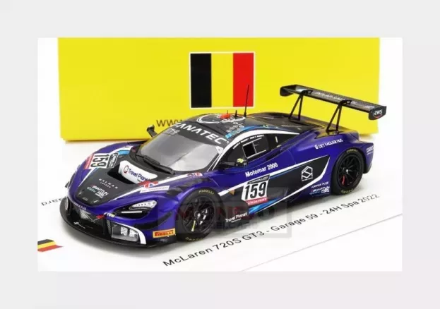 Spark Mclaren 720s Gt3 Team Garage59 N 188 24h Spa 2022 J.baldwin M.maldonado E.simioni N.kjaergaard 1:43 SB528
