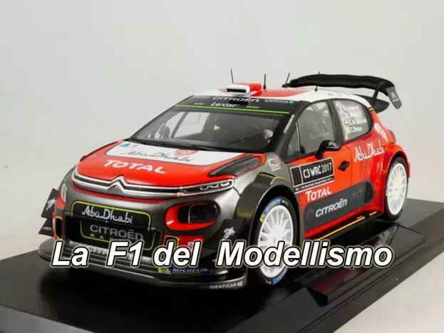 Norev Citroen C3 Wrc Abu Dhabi Rally Press Version 2017 1:18 181630