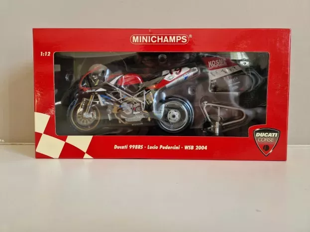 Minichamps Ducati 998rs Team Percini N 19 Season Superbike 2004 L.pedercini 1:12 122040219